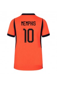 Alankomaat Memphis Depay #10 Jalkapallovaatteet Kotipaita MM-kisat 2026 Lyhythihainen